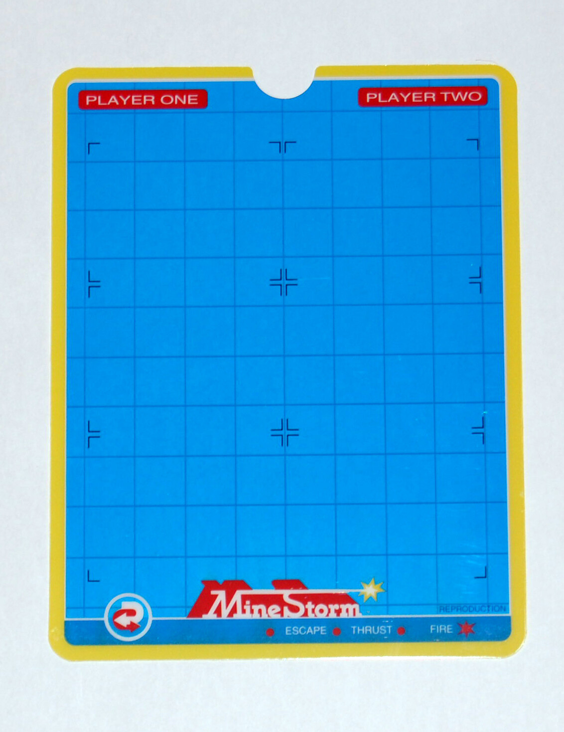 Vectrex Repro Overlay: Minestorm