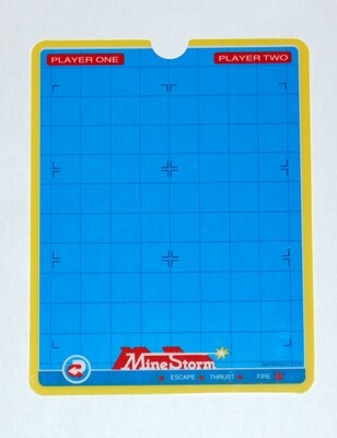 Vectrex Repro Overlay: Minestorm