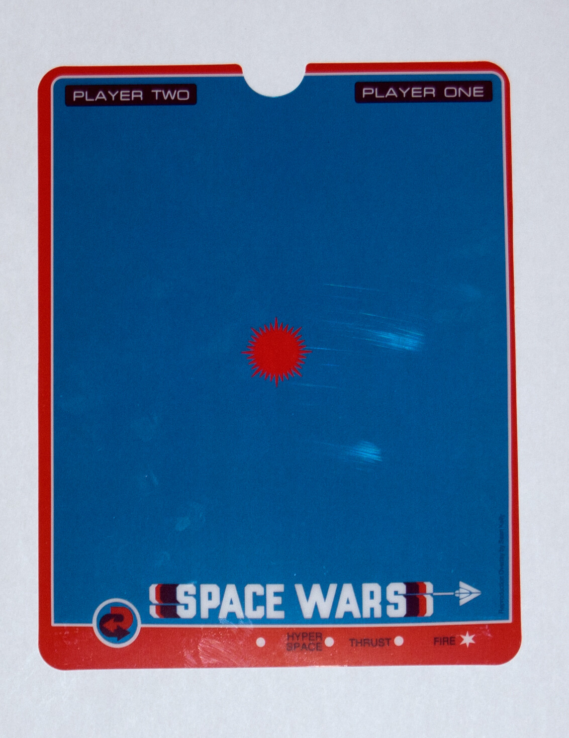 Vectrex Repro Overlay: Space Wars