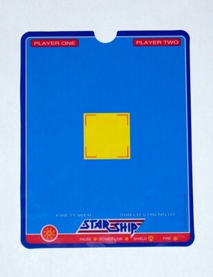 Vectrex Repro Overlay: StarShip