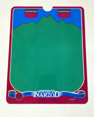 Vectrex Repro Overlay: Fortress of Narzod