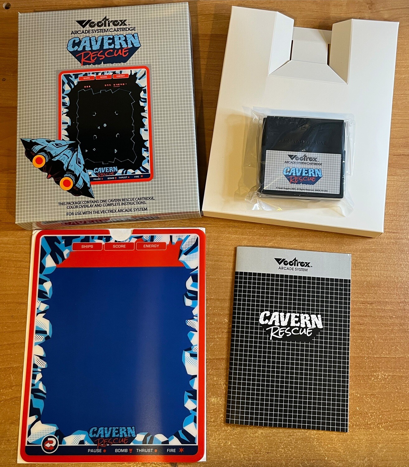 Vectrex Cavern Rescue (Boxed)