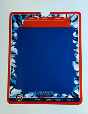 Vectrex Overlay: Cavern Rescue