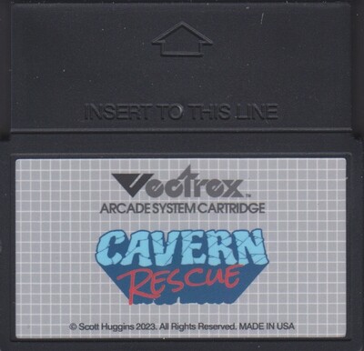 Vectrex Cavern Rescue (Cartridge Only)