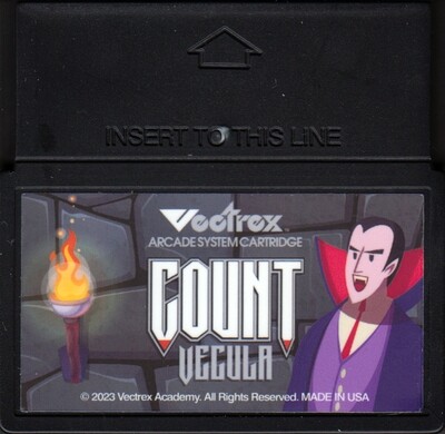 Vectrex Count Vecula (Cartridge Only)