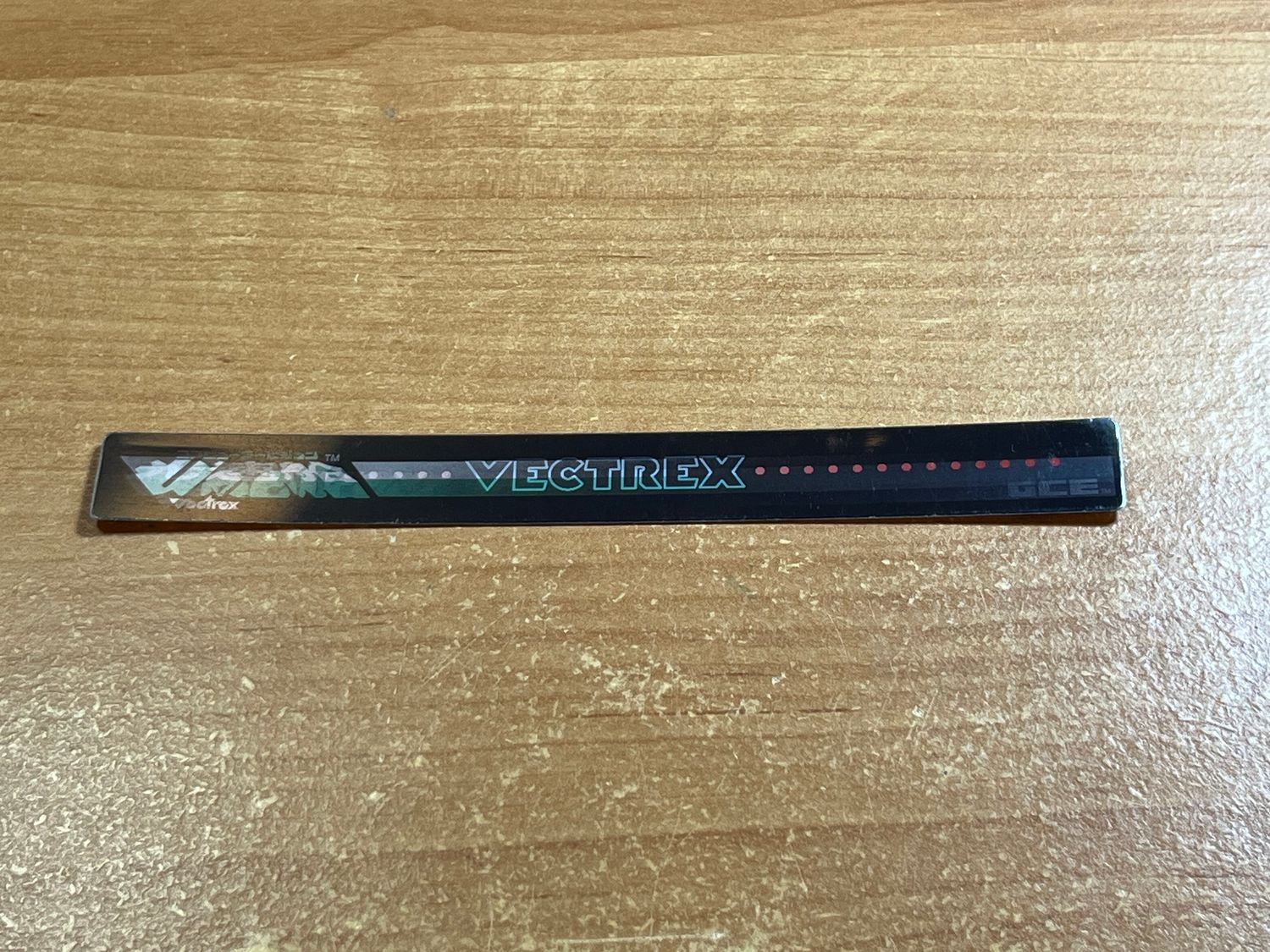 Vectrex Controller Decal Lenticular BOTTOM