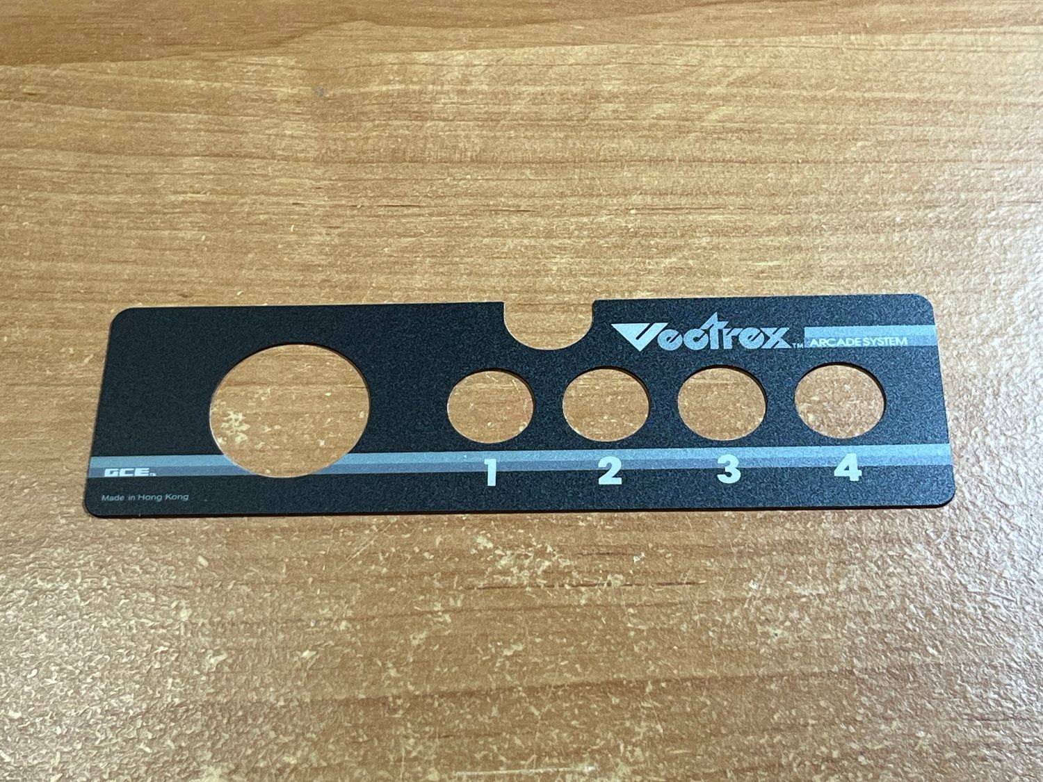 Vectrex Controller Decal TOP