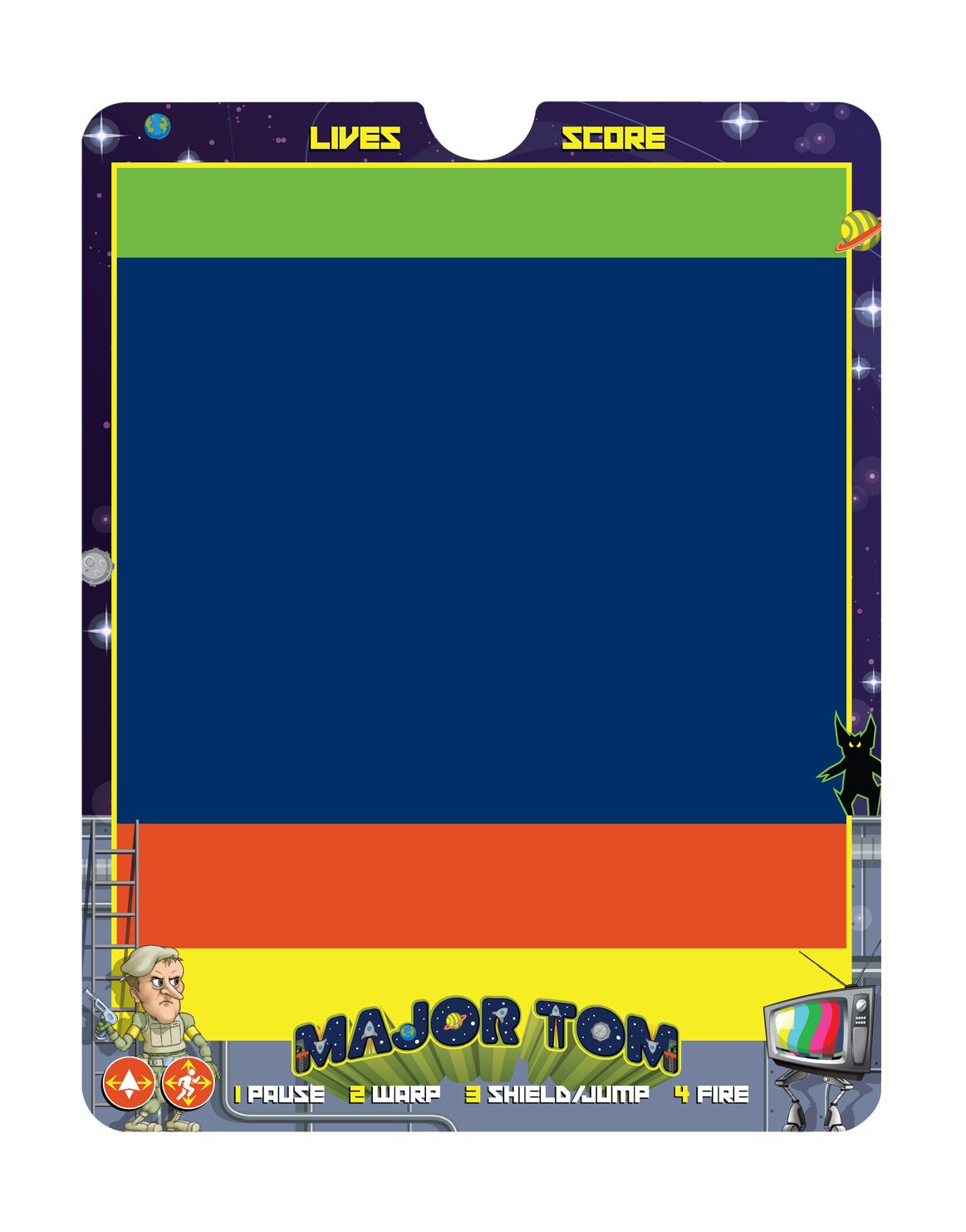 Vectrex Overlay: Major Tom