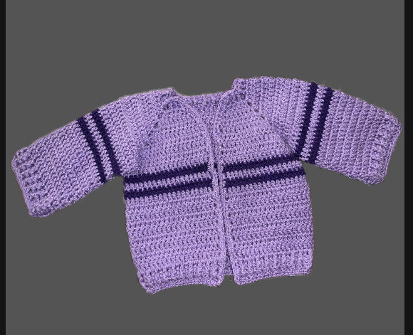 Lilac Baby Sweater
