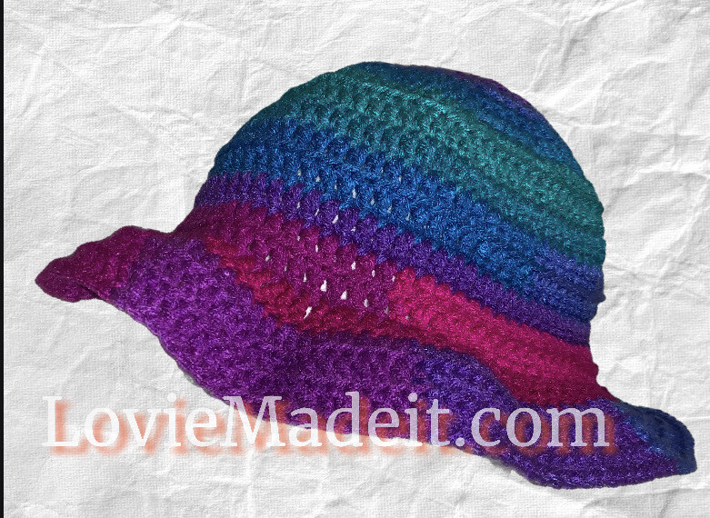 Rainbow Ombré Bucket hat