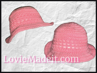 Pink Mesh Bucket Hat