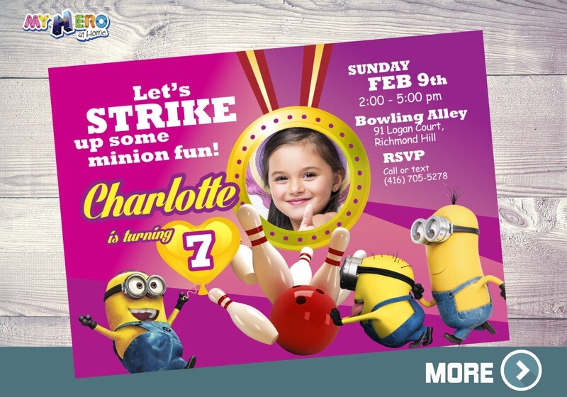Girl Minions Bowling Party, Pink Minions Bowling Party, Bowling Party Minions theme, Minions Birthday Party, Fiesta de Bolos Minions, 043