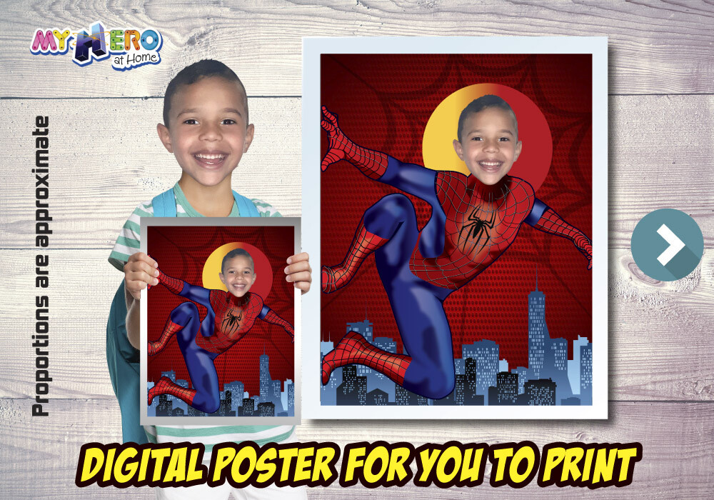 Spiderman Poster, Spiderman Decoration, Spiderman Art, Spiderman Gifts, Spiderman wall decor, Spiderman party decor. 469