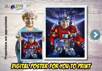 Optimus Prime Poster. Optimus Prime Decoration. Optimus Prime Fans. Optimus Prime Gifts. Transformers Decor. Transformers Party. 491