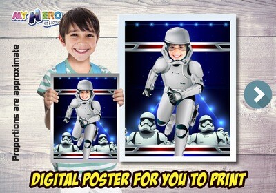 Stormtrooper Poster, Stormtrooper Gifts, Dark Side Poster, Stormtrooper Room Decor, Stormtrooper Fans, Stormtrooper Wall Decor. 499