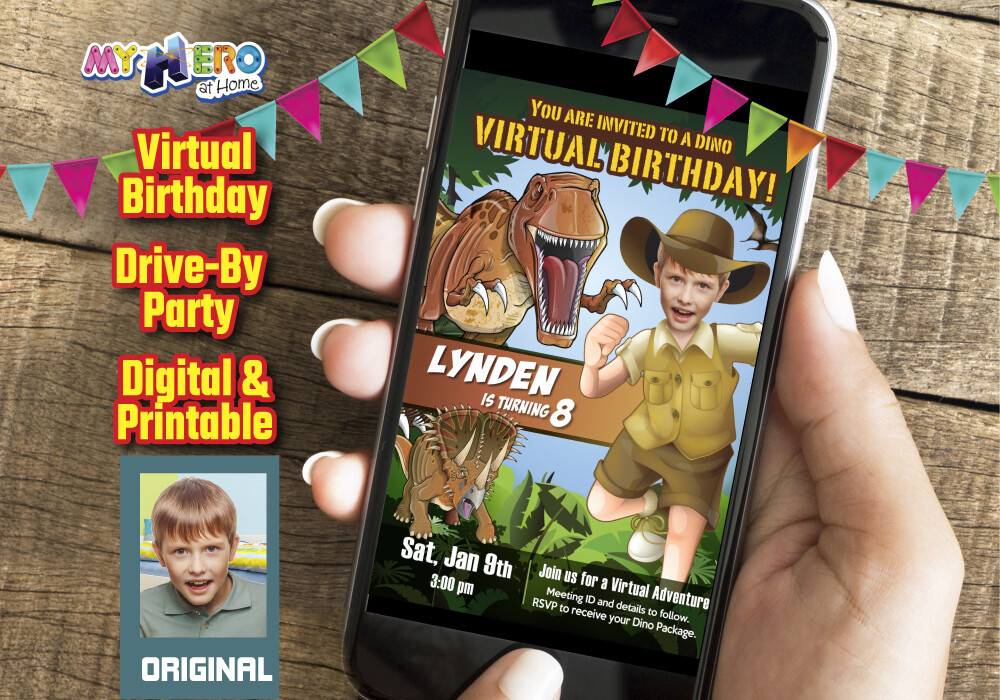 Dinosaurs Virtual Birthday, Dinosaurs Social Distance Birthday, Dinosaur Virtual Party, Dinosaurs Drive By, Dinosaurs Birthday Parade. 208CV