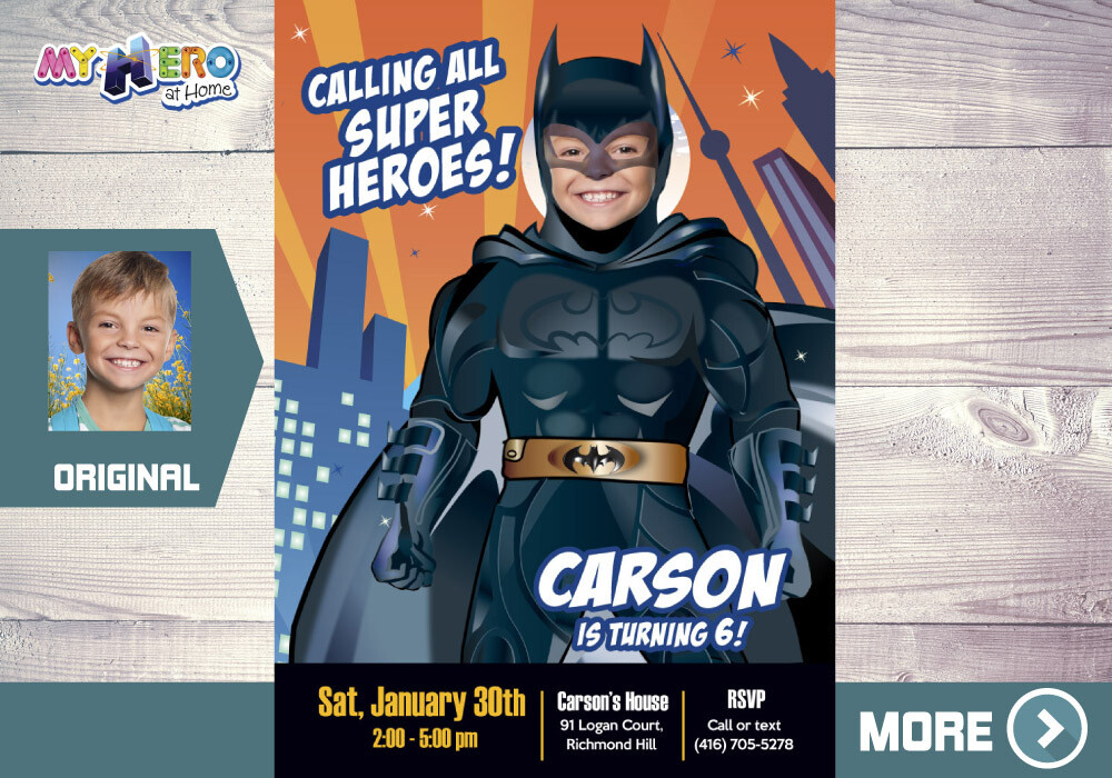 Batman Invitation, Batman Digital, Batman theme Party, Batman Birthday Ideas, Batman Decor, Fiesta tema Batman, Batman Virtual. 215