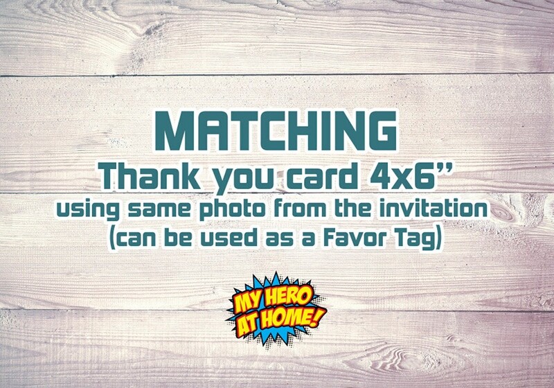 Matching Thank You Card. 905