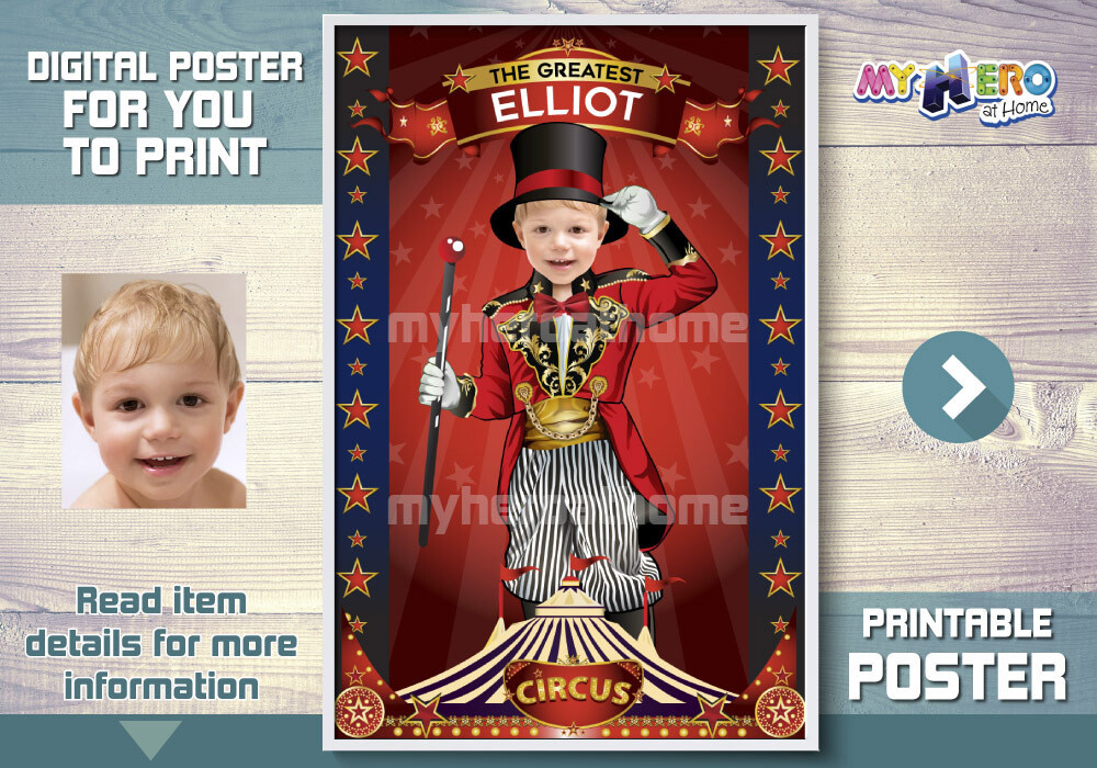 Circus Poster, Ringmaster Poster, Ringleader Poster, Circus Decoration, Circus Room Decor, Circus Gifts, Circus Party Decor. 508