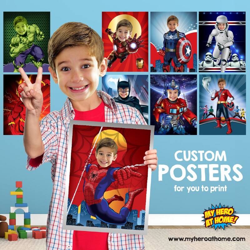 Personalized Super Heroes Gifts, Super Heroes Wall, Custom Superheroes decor, Superheroes party decor, Custom Star Wars decoration. 790