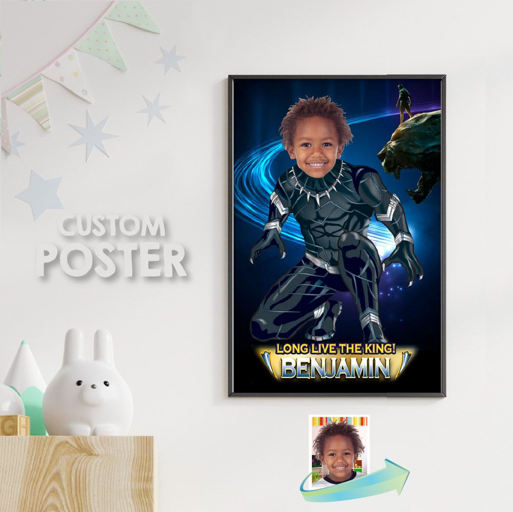 Black Panther Poster, Black Panther Room Decor, Black Panther Wall Decor, Black Panther Party decor, Printable Black Panther Poster. 529