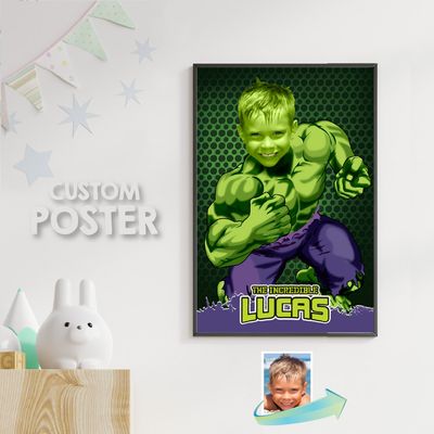 Hulk Poster, Hulk Room Decor, Hulk Wall Decor, Hulk photo Poster, Hulk Backdrop, Hulk Decal, Hulk Party decor. 366