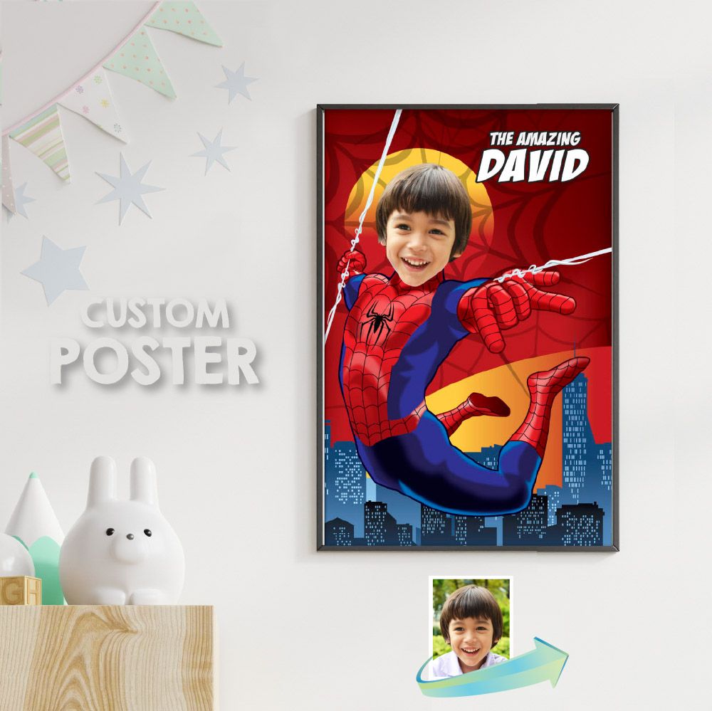 Spiderman Poster, Spiderman Wall, Spiderman party Decor, Custom Spiderman Poster, Spiderman Decoration, Spiderman Backdrop. 367