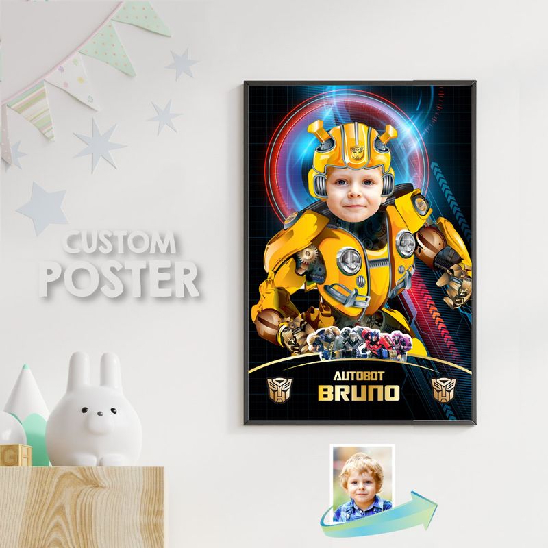 Bumblebee Gift with photo, Custom Bumblebee Prints, Bumblebee birthday Decor, Bumblebee welcome sign. 2041
