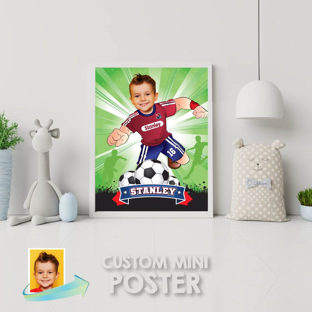 Soccer Personalized Gifts with photo, DMI Futbol print with photo, Futbol Independiente Medellin t-shirt, Soccer Independiente Medellin Print con foto. 2241PS