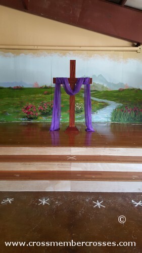 Traditional Floor Cross - 72&quot;