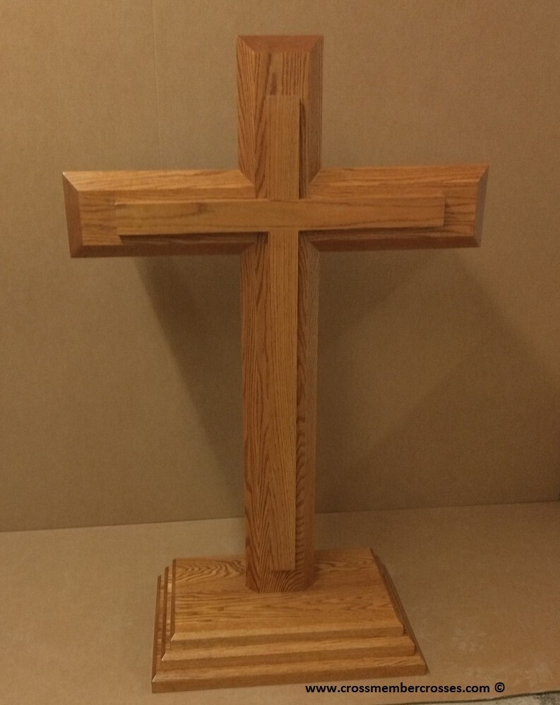 Traditional Wooden Cross Pulpits