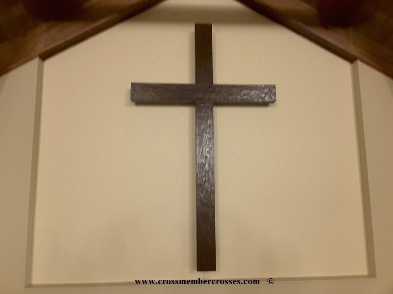 Old Style Rugged Wooden Beam Crosses