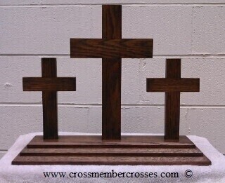 Three Cross Traditional Table Cross