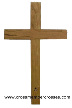 Exterior Wooden Cherry Crosses - Unfinished - 72&quot;