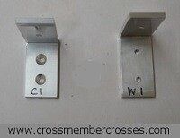 Cross Mounting Brackets - Based On Cross Size
