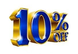 Seasonal Discounts  / 10% Off