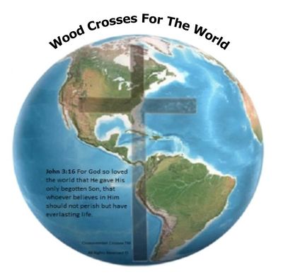 Wood Crosses For The World / 8&quot; - 10&quot; -12&quot;