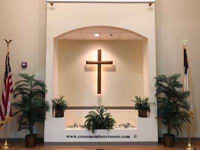 Single Layer Beveled Wood Crosses