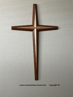 Two Layer Tapered Wood Crosses