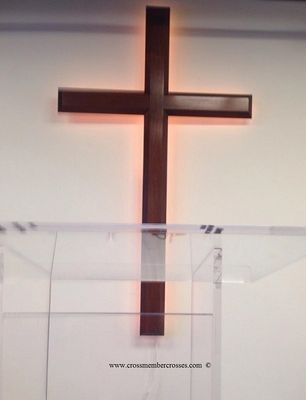 Traditional Edge Beveled Wood Crosses