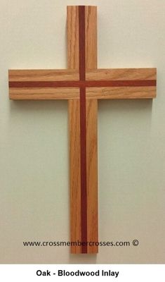 Traditional Inlay Cross - 12"