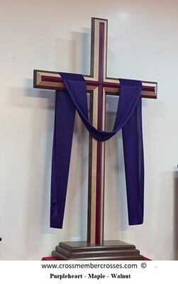 Three Layer Beveled Altar Crosses