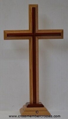 Two Layer Beveled  Altar Crosses