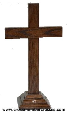 Traditional Wooden Table Crosses