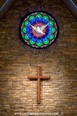 Three Layer Beveled Wood Crosses