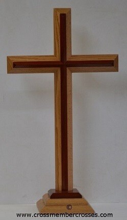 Two Layer Beveled  Altar Cross - 72"