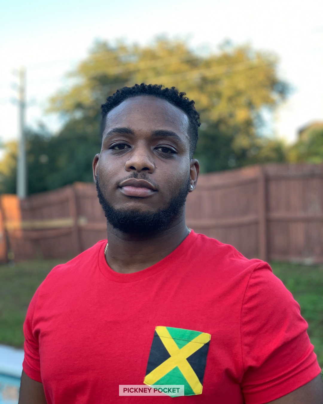 Jamaica Flag Pocket Tee