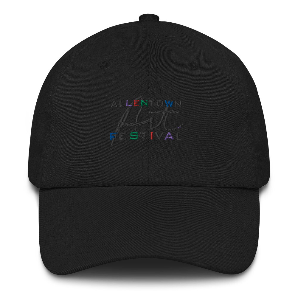 Classic Hat Allentown Art Festival Logo, Color: Black