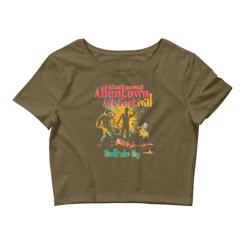 Women’s Crop Tee - 62nd Allentown Art Festival