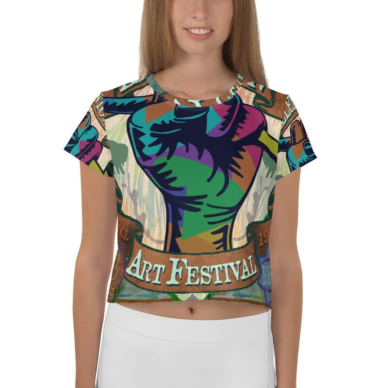 1st Place All-Over Print Crop Tee